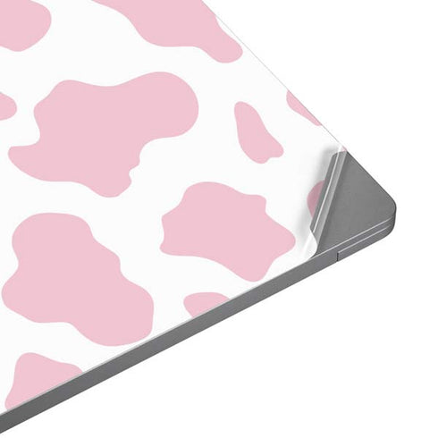 Pink Cow Print Laptop Skins